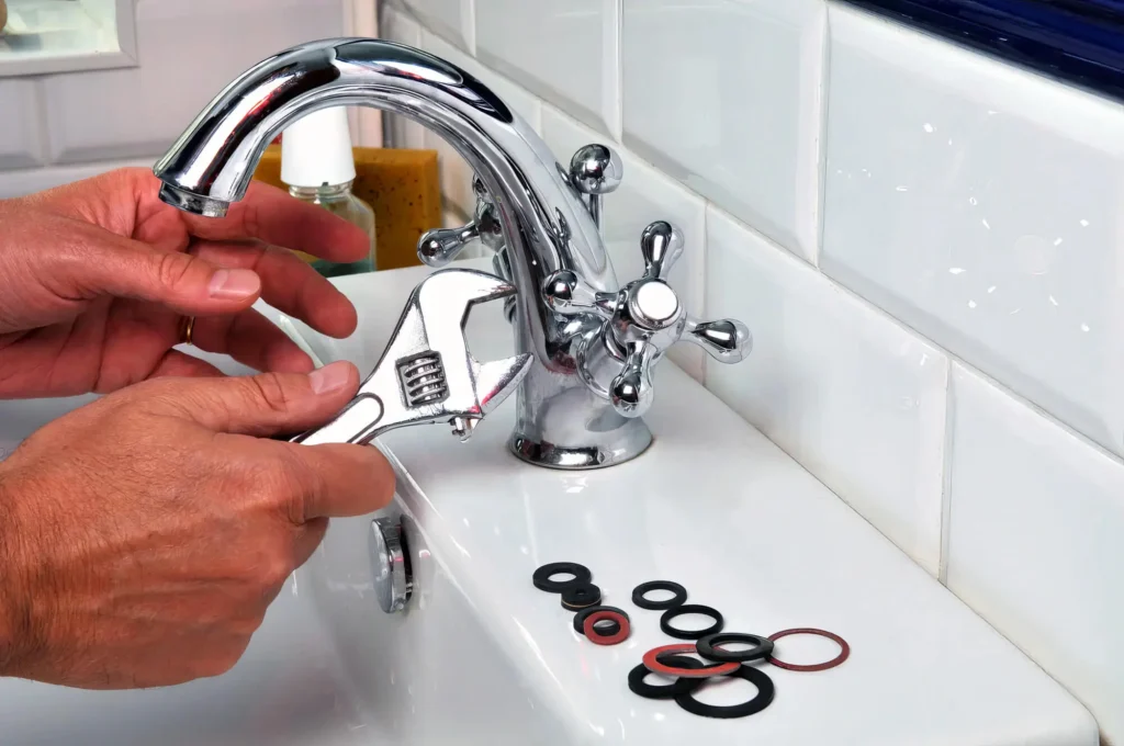 Bathroom faucet repair and fixture replacement by Lutz Plumbing Pros