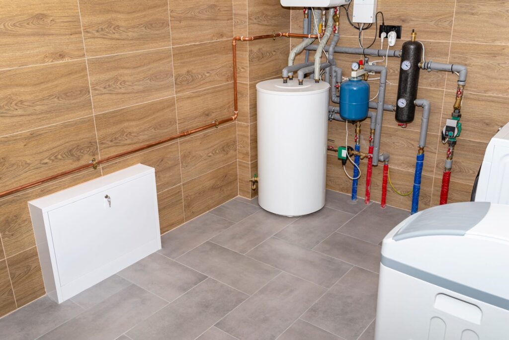 Residential water heater and plumbing system installed in Lutz